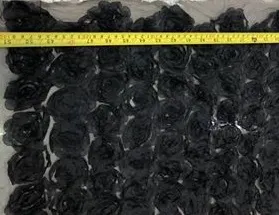 Siyah Süzineli İthal Kumaş, 130 cm