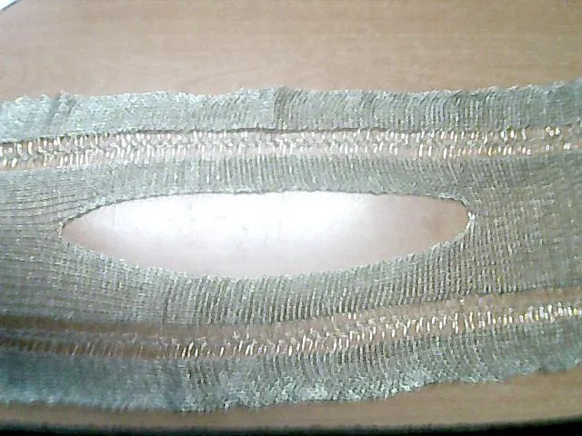 Gold Simli İthal Yaka - Parlak Polyester (3047)