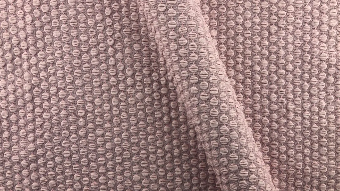 Pembe Pamuk Naylon Likralı İthal Dantel Kumaş - 120 cm