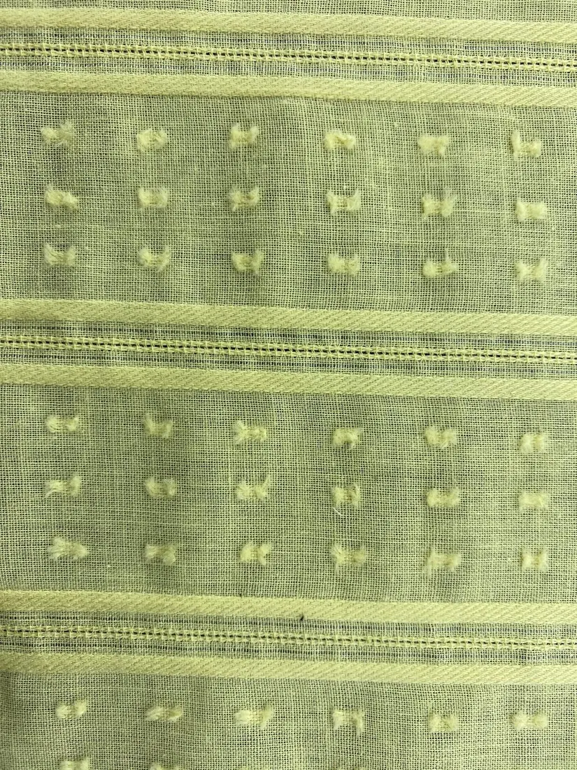 19374 Kumaş · İthal · Lez · Polyester · Vual · Yellow · 135 Cm