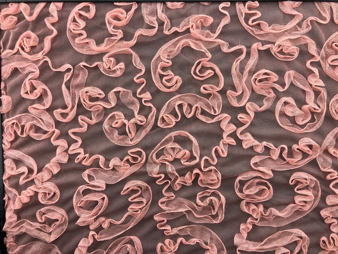 Somon Süzeneli Tül Kumaş - Yerli Polyester, 130 cm (11202)
