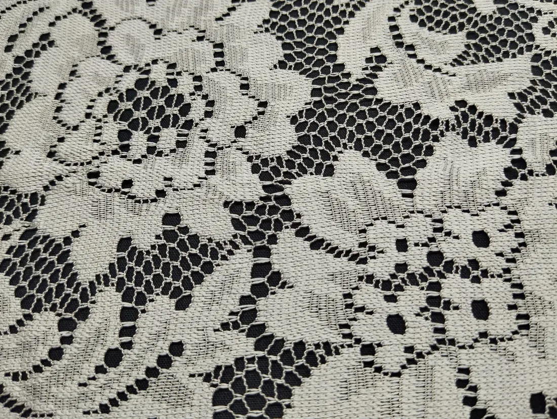 Gri Sakallı Mikro Polyester Dantel Bant