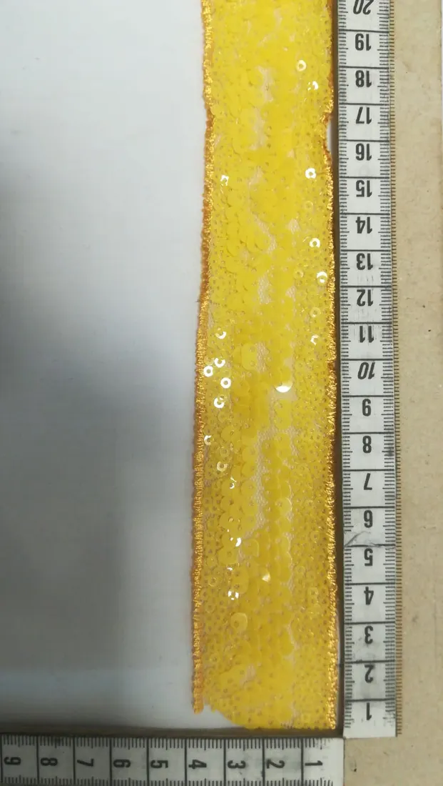 Neon Sarı Pullu Bant, 4 cm