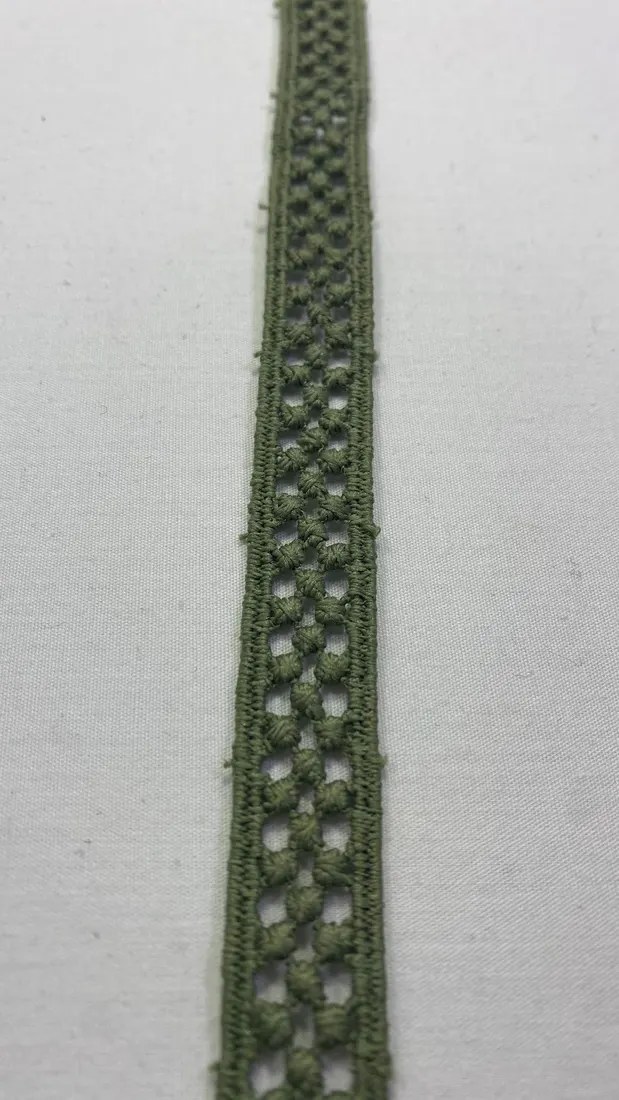 1,5 cm Olive Brode Bant