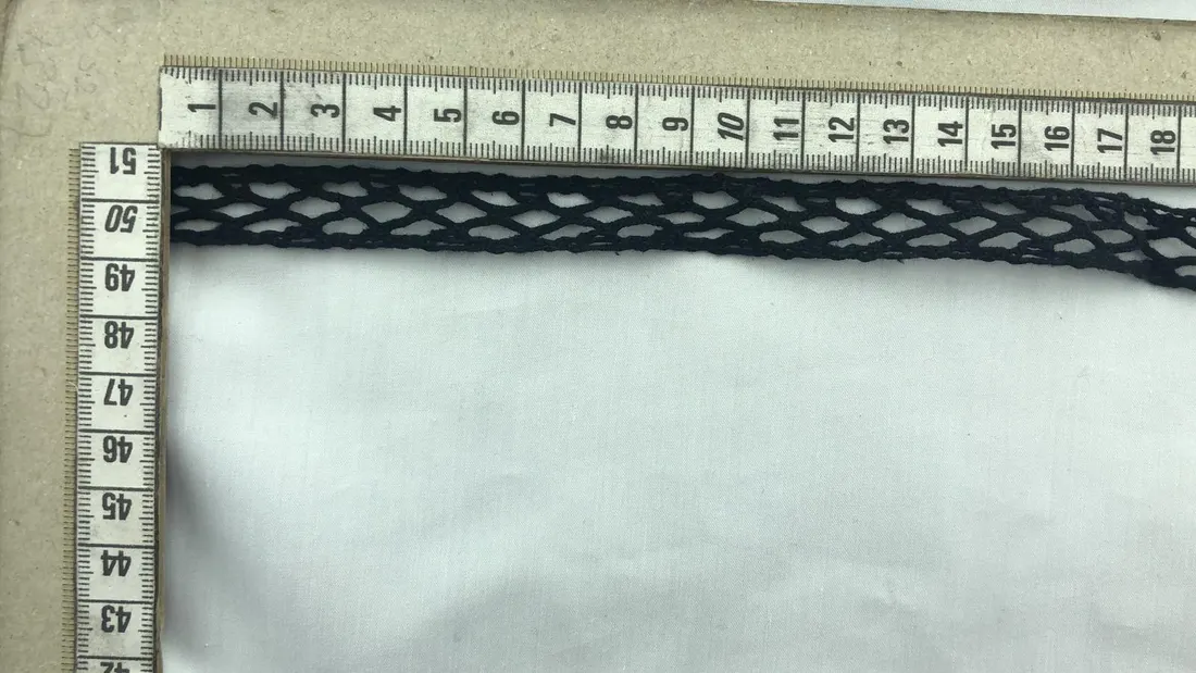 Dantel · Yerli · Bant · Kopanaki · Pamuk · Siyah · 1,5 Cm