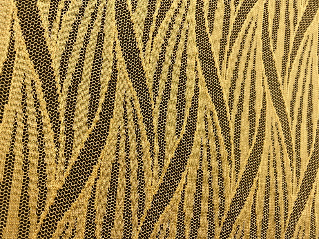 Mango Renk Yerli Polyester Dantel, 150 cm