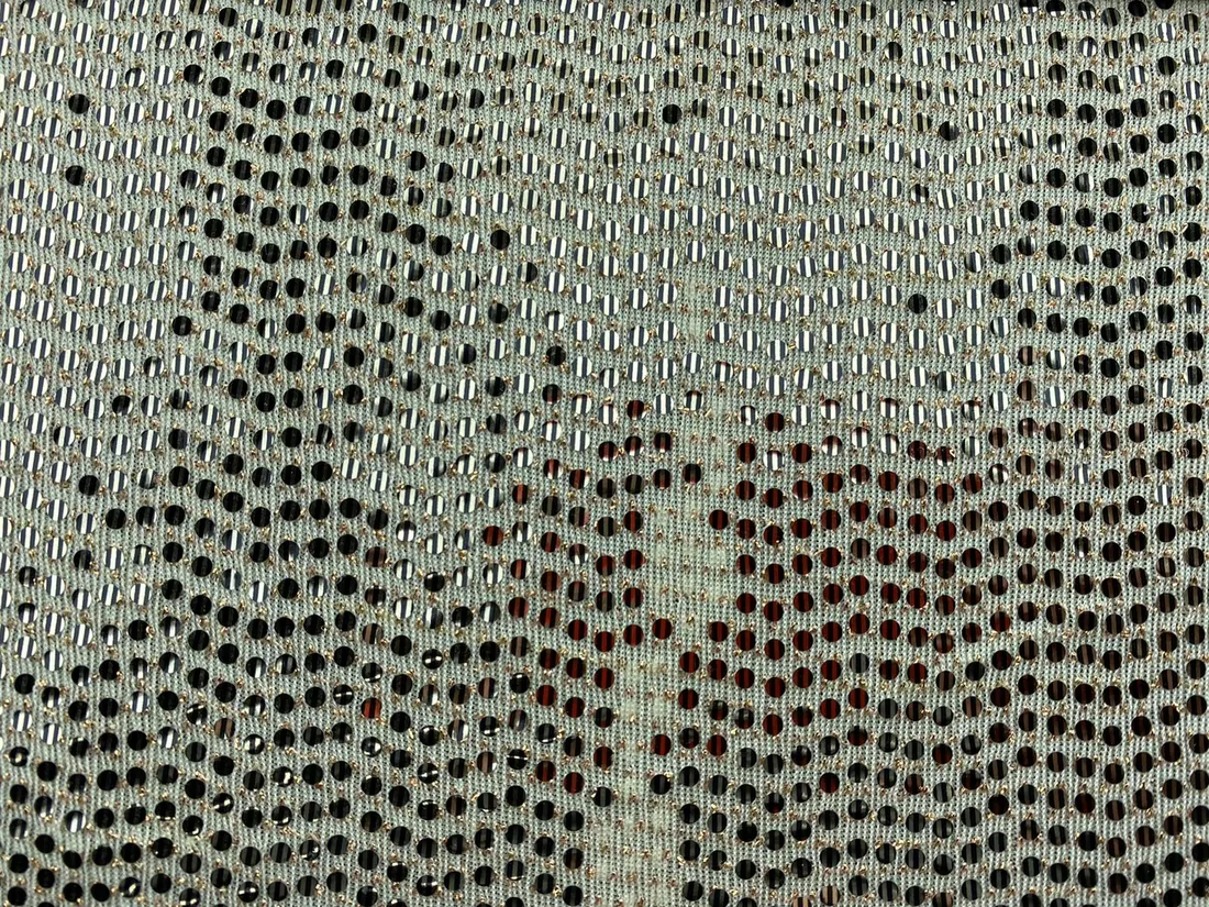 9912 Hologramlı Kumaş · İthal · Lez · Gold · 135 Cm