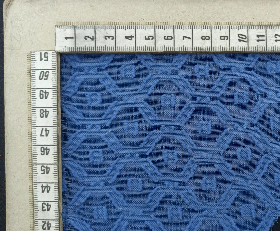 İndigo Dokuma Kumaş - Yerli Polyester (11379)