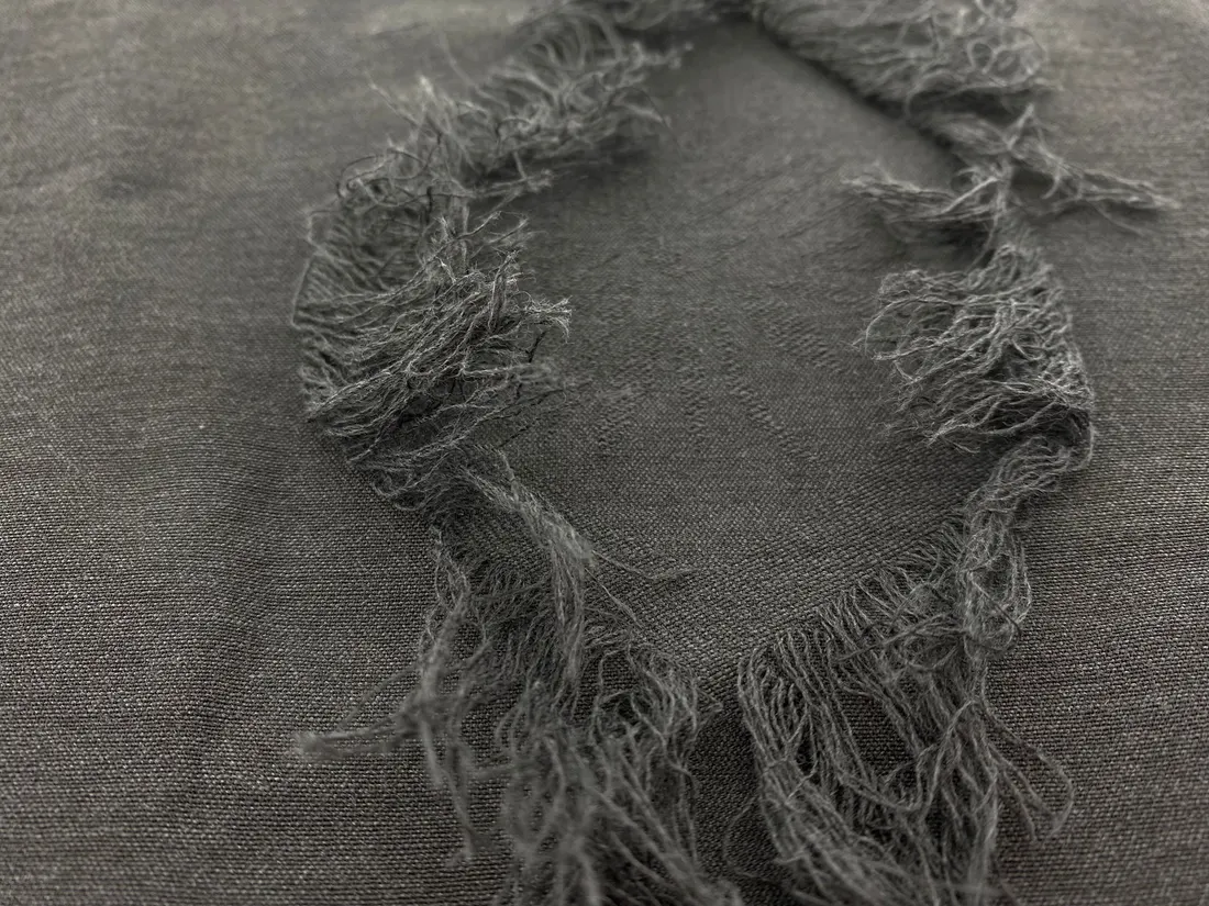 Antrasit Şifon Kumaş - Yerli Pamuk Polyester (11557)