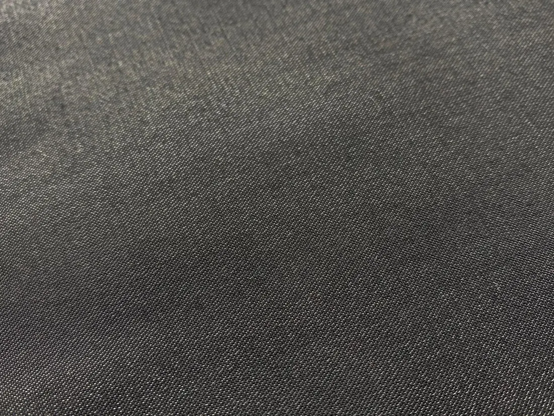 Siyah Samanyolu Viskon Polyester Kumaş