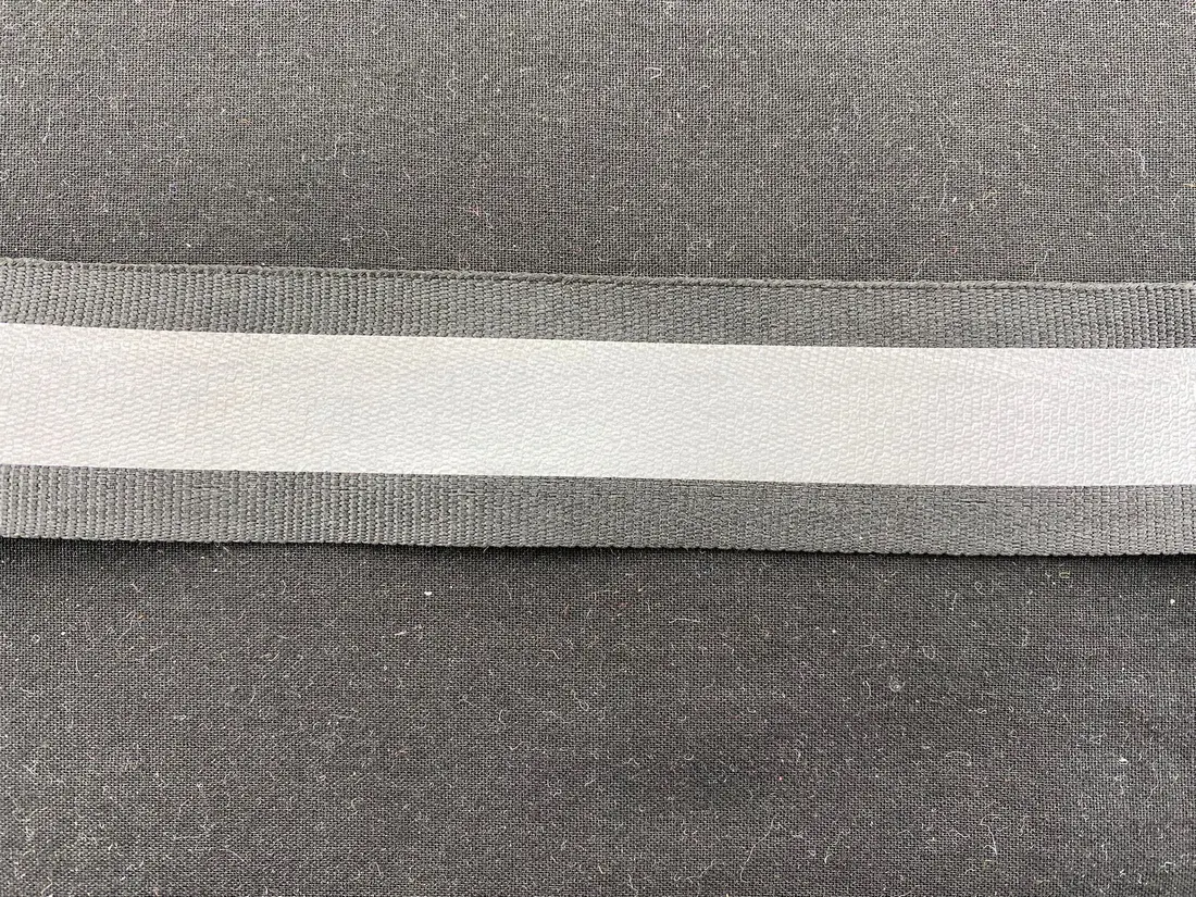 Reflektör Şerit, Siyah-Gri, 2 cm