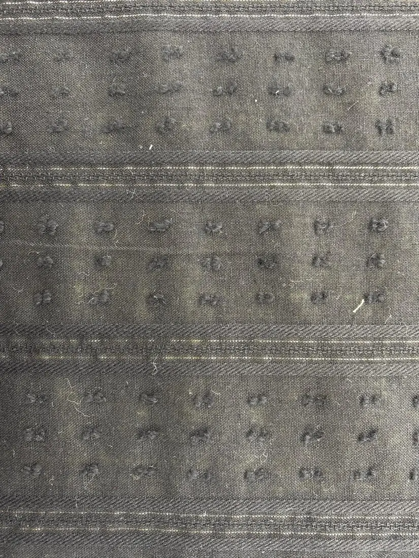 19374 Kumaş · İthal · Lez · Polyester · Vual · Black · 135 Cm