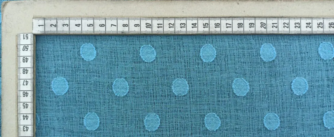 Mint Yeşili Yerli Dokuma Kumaş - Polyester