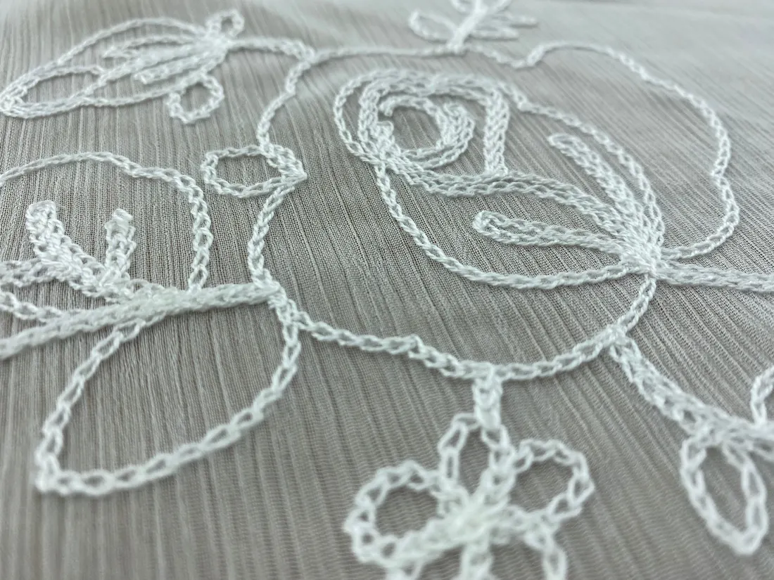 Brode · Yerli · Lez · Polyester · Beyaz · 125 Cm
