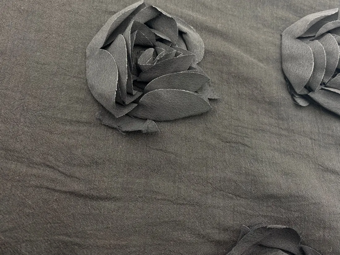 Kumaş · İthal · Lez · Polyester · Si̇yah · 150 Cm