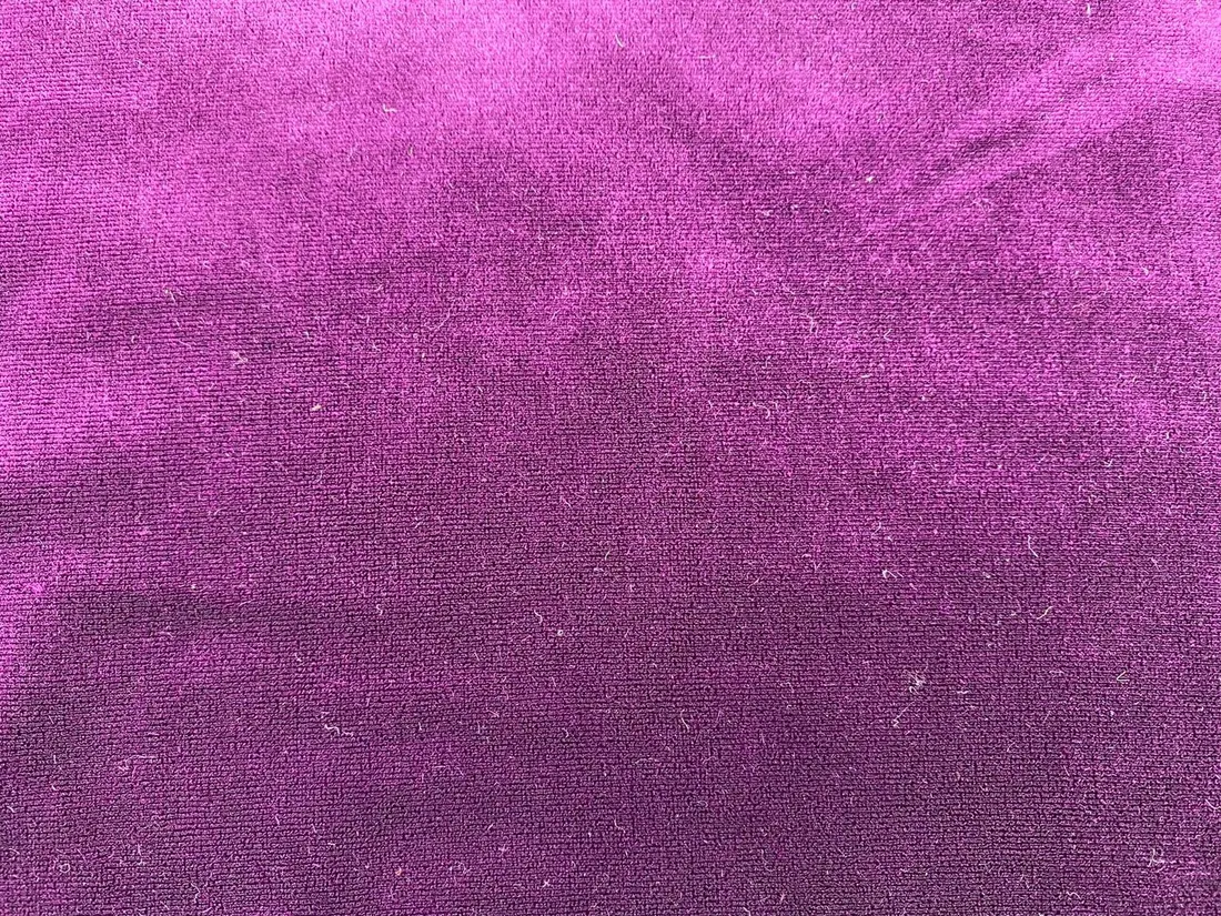 7385 Kadife Kumaş · İthal · Lez · Polyester · Mor · 150 Cm