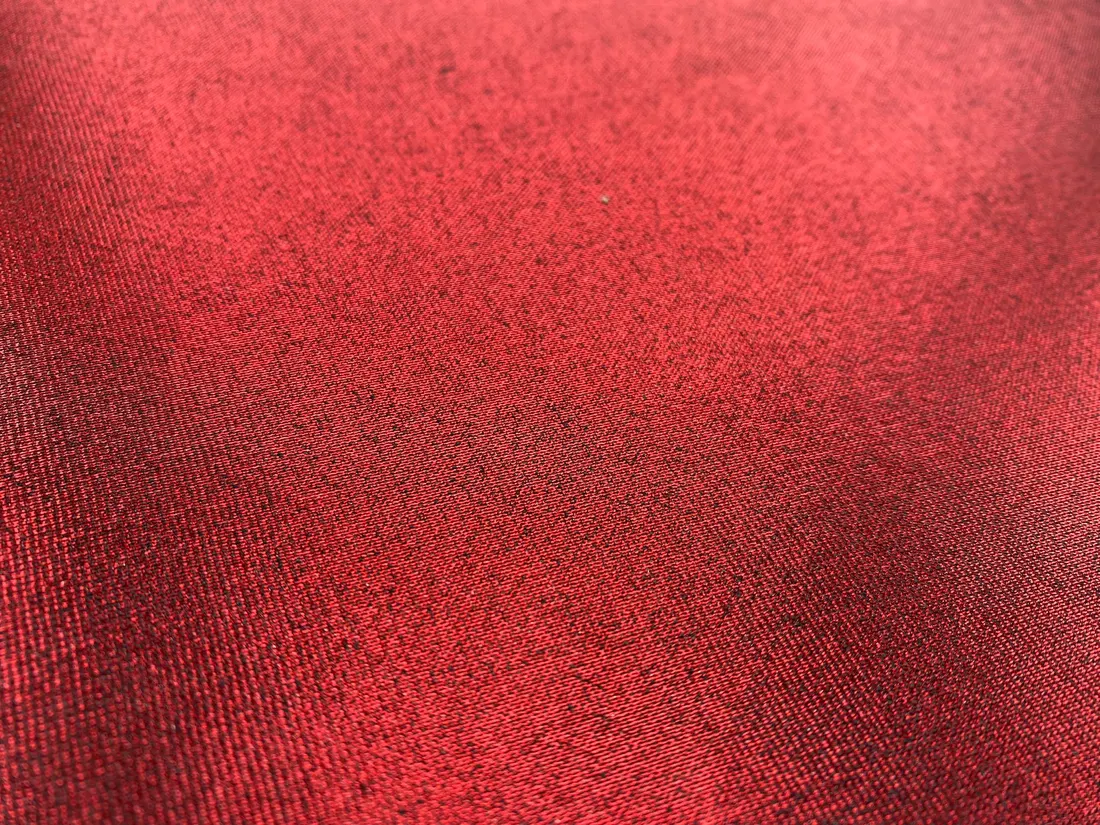 Kumaş · Yerli · Lez · Polyester · Tül Üzeri · Varak Baskı · · Kırmızı · 165 Cm