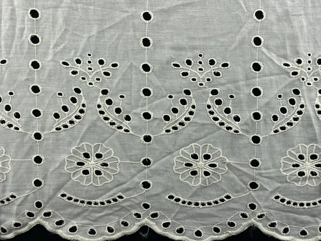 Taş Renk Vual Brode, Pamuk Polyester Karışımlı